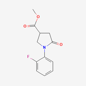 Methyl 1-(2-fluorophenyl)-5-oxopyrrolidine-3-carboxylate