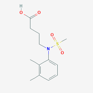 4-[(2,3-Dimethylphenyl)(methylsulfonyl)amino]butanoic acid