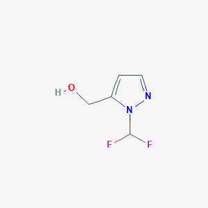 [1-(difluoromethyl)-1H-pyrazol-5-yl]methanol