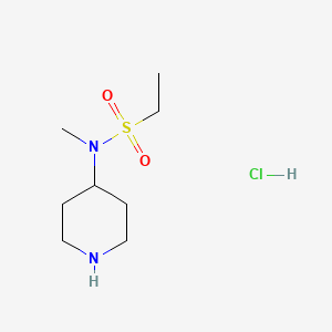 N-methyl-N-(piperidin-4-yl)ethane-1-sulfonamide hydrochloride