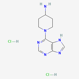 1-(1H-purin-6-yl)piperidin-4-amine dihydrochloride