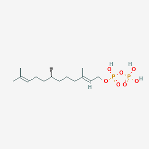 molecular formula C15H30O7P2 B142245 6,7-Dihydrofarnesyl pyrophosphate CAS No. 127231-62-3
