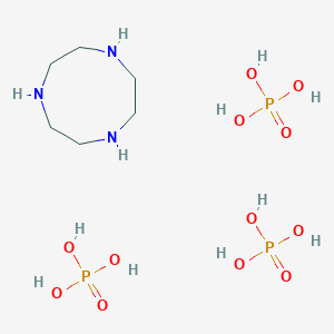 molecular formula C6H24N3O12P3 B14224501 Phosphoric acid;1,4,7-triazonane CAS No. 827340-60-3