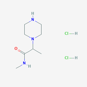N-methyl-2-(piperazin-1-yl)propanamide dihydrochloride