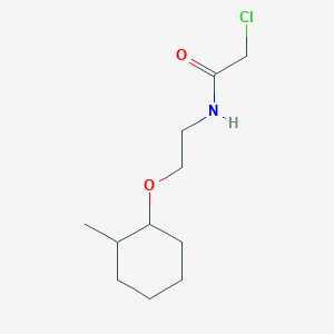 2-chloro-N-{2-[(2-methylcyclohexyl)oxy]ethyl}acetamide