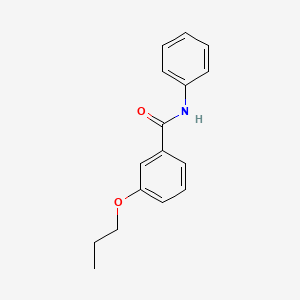 molecular formula C16H17NO2 B14224547 N-phenyl-3-propoxybenzamide CAS No. 625412-10-4