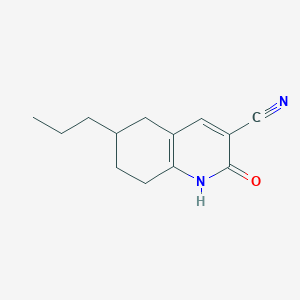 2-Oxo-6-propyl-1,2,5,6,7,8-hexahydroquinoline-3-carbonitrile