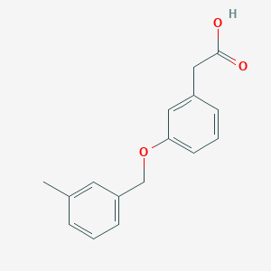 2-{3-[(3-Methylphenyl)methoxy]phenyl}acetic acid