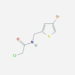 N-[(4-bromothiophen-2-yl)methyl]-2-chloroacetamide