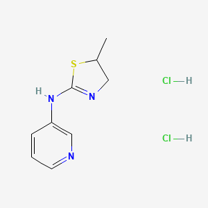 N-(5-methyl-1,3-thiazolidin-2-ylidene)pyridin-3-amine dihydrochloride
