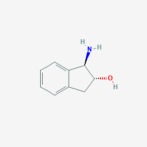 molecular formula C9H11NO B142246 (1R,2R)-1-amino-2,3-dihydro-1H-inden-2-ol CAS No. 140632-19-5
