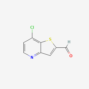 7-Chlorothieno[3,2-b]pyridine-2-carbaldehyde