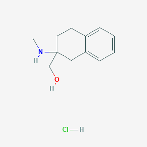 [2-(Methylamino)-1,2,3,4-tetrahydronaphthalen-2-yl]methanol hydrochloride