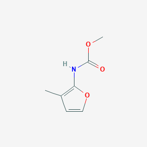 molecular formula C7H9NO3 B1422469 methyl N-(3-methylfuran-2-yl)carbamate CAS No. 1258649-66-9