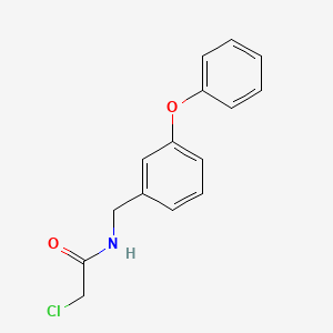 2-chloro-N-[(3-phenoxyphenyl)methyl]acetamide