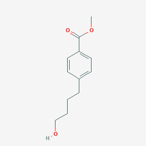 molecular formula C12H16O3 B142248 Methyl 4-(4-hydroxybutyl)benzoate CAS No. 123910-88-3