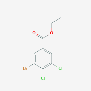 molecular formula C9H7BrCl2O2 B1422482 Ethyl 3-Bromo-4,5-dichlorobenzoate CAS No. 1160574-85-5