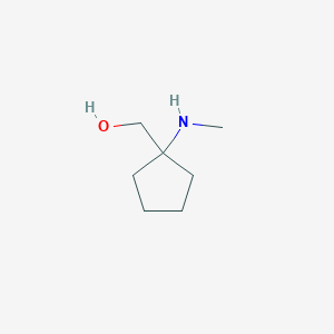 molecular formula C7H15NO B1422485 [1-(Methylamino)cyclopentyl]methanol CAS No. 1094072-11-3