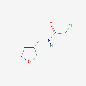 2-chloro-N-(oxolan-3-ylmethyl)acetamide