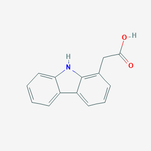 molecular formula C14H11NO2 B142249 Carbazole-1-acetic acid CAS No. 131023-43-3