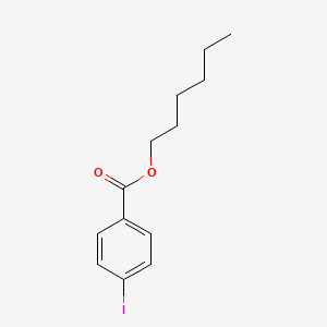 molecular formula C13H17IO2 B14224909 Benzoic acid, 4-iodo-, hexyl ester CAS No. 501102-39-2