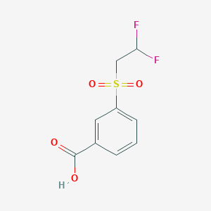 3-(2,2-Difluoroethanesulfonyl)benzoic acid