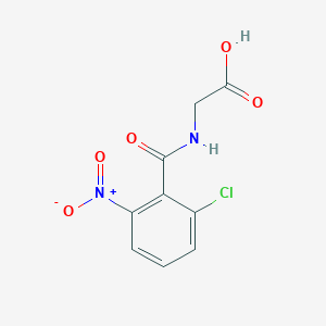 2-[(2-Chloro-6-nitrophenyl)formamido]acetic acid