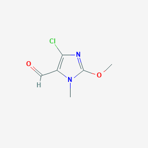 4-chloro-2-methoxy-1-methyl-1H-imidazole-5-carbaldehyde