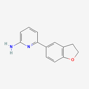 6-(2,3-Dihydro-1-benzofuran-5-yl)pyridin-2-amine