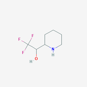 2,2,2-Trifluoro-1-(piperidin-2-yl)ethan-1-ol
