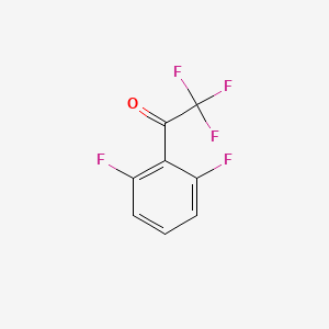 molecular formula C8H3F5O B1422518 1-(2,6-Difluorophenyl)-2,2,2-trifluoroethanone CAS No. 1092712-26-9