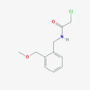 2-chloro-N-{[2-(methoxymethyl)phenyl]methyl}acetamide