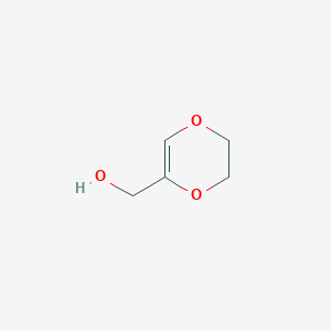 molecular formula C5H8O3 B1422541 5,6-Dihydro-1,4-dioxin-2-ylmethanol CAS No. 94105-19-8