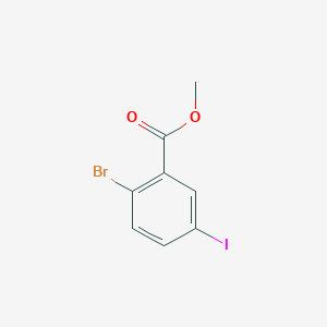 molecular formula C8H6BrIO2 B1422542 Methyl 2-Bromo-5-iodobenzoate CAS No. 717880-58-5