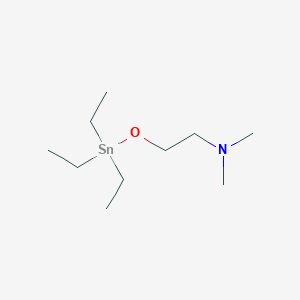 molecular formula C10H25NOSn B14225587 N,N-Dimethyl-2-[(triethylstannyl)oxy]ethan-1-amine CAS No. 524960-15-4