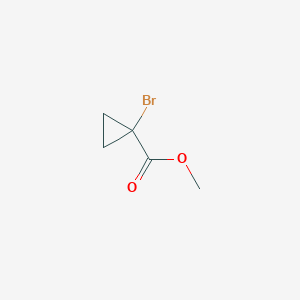 molecular formula C5H7BrO2 B1422559 Methyl 1-Bromocyclopropanecarboxylate CAS No. 96999-01-8