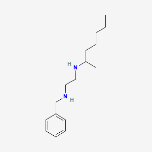 molecular formula C16H28N2 B14225604 N~1~-Benzyl-N~2~-(heptan-2-yl)ethane-1,2-diamine CAS No. 627527-31-5