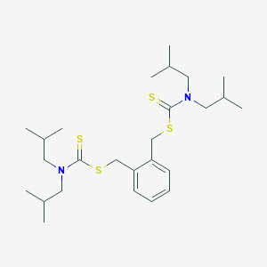 molecular formula C26H44N2S4 B142257 Copper(II) ionophore I CAS No. 125769-67-7