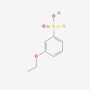 molecular formula C8H10O3S2 B14225909 3-Ethoxybenzene-1-sulfonothioic O-acid CAS No. 743375-06-6