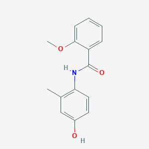 molecular formula C15H15NO3 B14225944 N-(4-hydroxy-2-methylphenyl)-2-methoxybenzamide CAS No. 791840-90-9