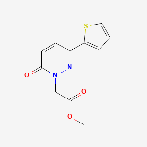 methyl [6-oxo-3-(thiophen-2-yl)pyridazin-1(6H)-yl]acetate