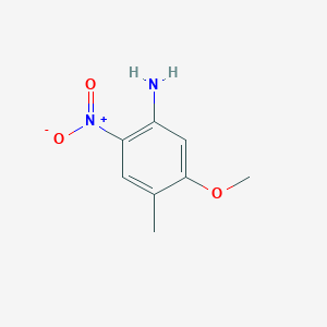 molecular formula C8H10N2O3 B1422596 5-Methoxy-4-methyl-2-nitroaniline CAS No. 86771-76-8