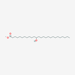 molecular formula C27H54O3 B14225980 Methyl 12-hydroxyhexacosanoate CAS No. 537048-51-4