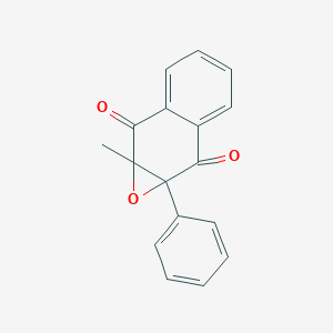 molecular formula C17H12O3 B14226065 Naphth[2,3-b]oxirene-2,7-dione, 1a,7a-dihydro-1a-methyl-7a-phenyl- CAS No. 827029-96-9