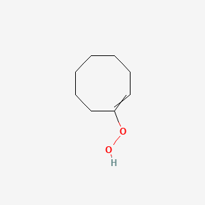 molecular formula C8H14O2 B14226070 Cyclooct-1-ene-1-peroxol CAS No. 501022-22-6