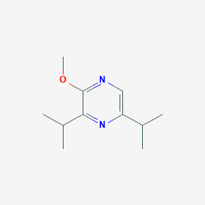 molecular formula C11H18N2O B14226116 2-Methoxy-3,5-di(propan-2-yl)pyrazine CAS No. 499207-89-5