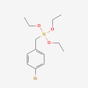 molecular formula C13H21BrO3Si B14226192 [(4-Bromophenyl)methyl](triethoxy)silane CAS No. 821799-99-9