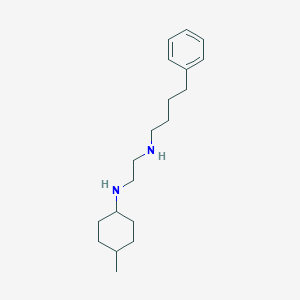 molecular formula C19H32N2 B14226221 N'-(4-methylcyclohexyl)-N-(4-phenylbutyl)ethane-1,2-diamine CAS No. 627524-91-8