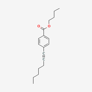 molecular formula C18H24O2 B14226303 Butyl 4-(hept-1-YN-1-YL)benzoate CAS No. 827028-22-8