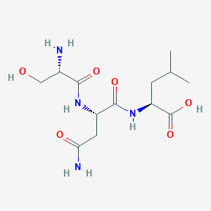 molecular formula C13H24N4O6 B14226310 L-Seryl-L-asparaginyl-L-leucine CAS No. 827320-26-3
